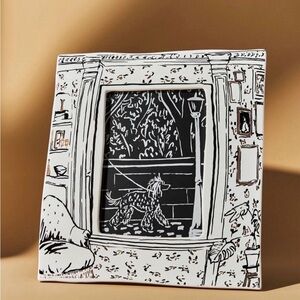 New Anthropologie Townhouse Windowview Frame5x7”